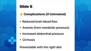 The complication of untreated fatty liver